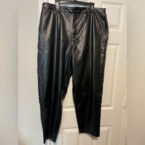 Juicy Couture Black Faux Leather Apparel